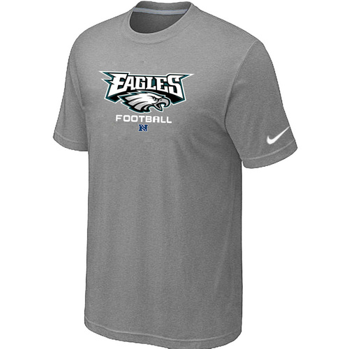 Nike Philadelphia Eagles Critical Victory NFL T-Shirt - Grey